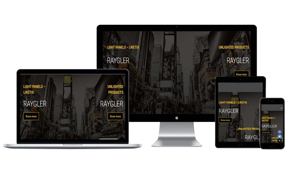 Website for Lightpanels company